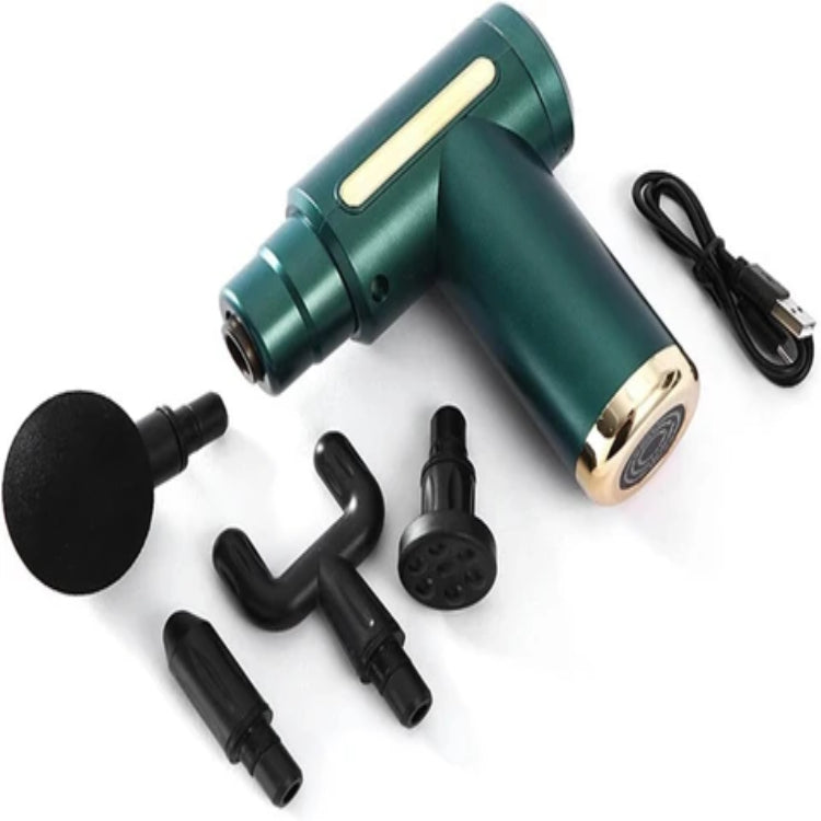 4-in-1 Massage Gun | Deep Tissue Percussion Massager with 4 Attachments | Handheld Electric Muscle Therapy Device