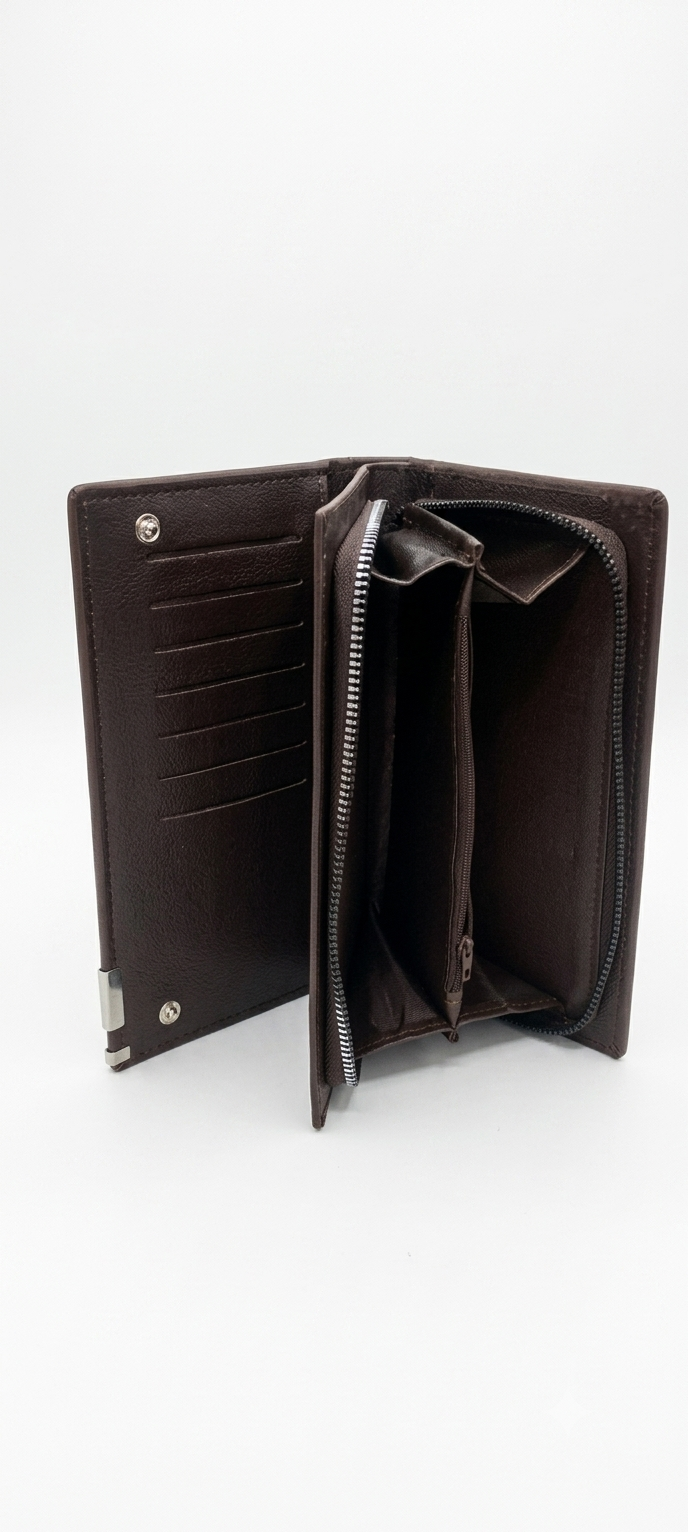 Balenberry Premium Long Wallet – 12 Card Slots, Dual Cash Pockets Black Rs 635 colour : Black