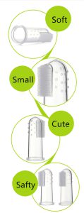 Baby Finger Toothbrush Silicon Toothbrush+Box Children Teeth Clear Soft Silicone Infant Tooth Brush Rubber Cleaning Baby Brush