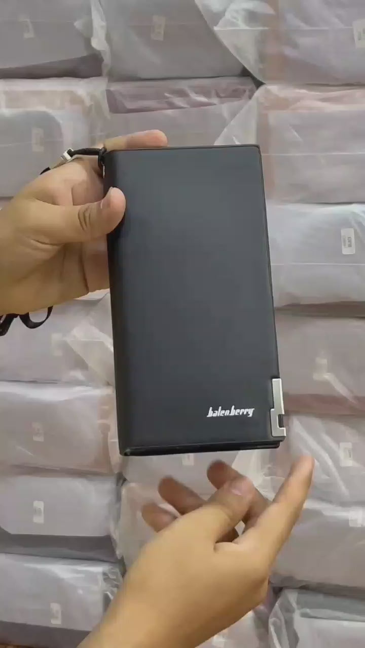 Balenberry Premium Long Wallet – 12 Card Slots, Dual Cash Pockets Black Rs 635 colour : Black